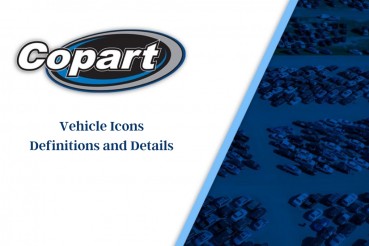 Designation of Copart letter signs in lot details
